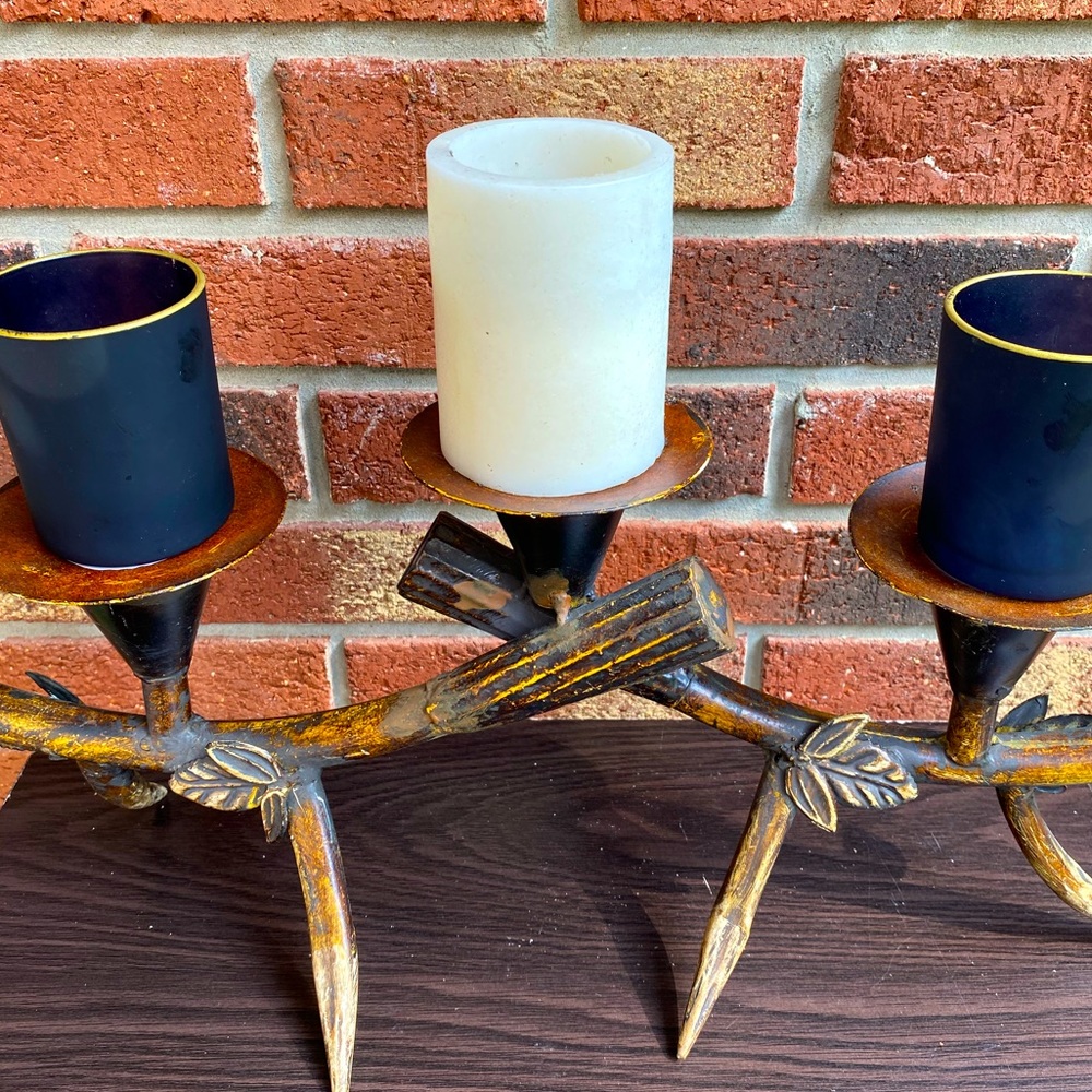 💫 Deer 🦌 antlers candle holder home or office decor✨